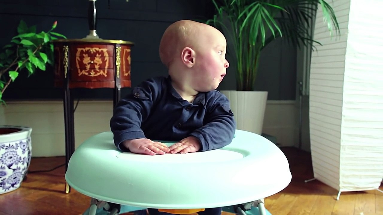 Cute baby vs. Motion Sync vacuum cleaner