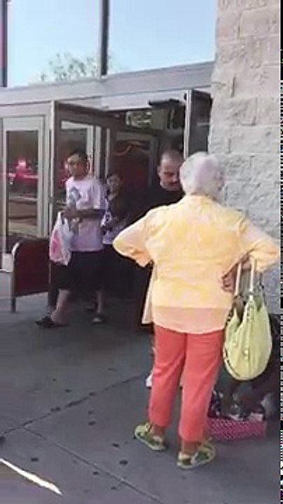 Lady Harasses Kid Outside of Target for Selling Candy