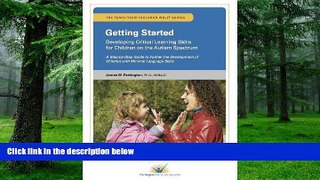 Must Have PDF  Getting Started: Developing Critical Learning Skills for Children on the Autism