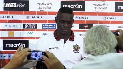 OGC Nice - La présentation de Mario Balotelli