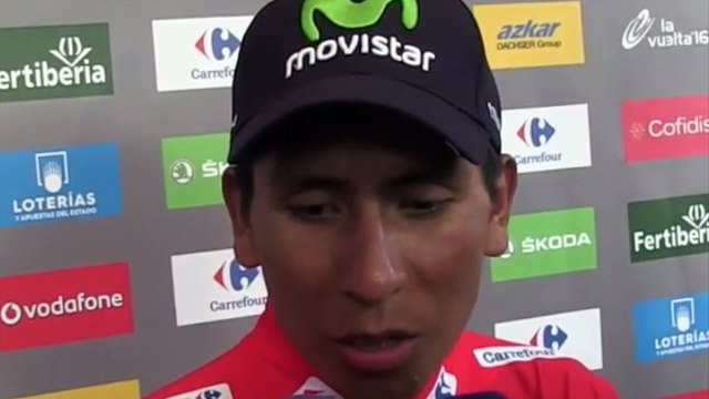 La Vuelta 2016 - Nairo Quintana : On a reposé les jambes avant la grande étape de montagne et L'Aubisque