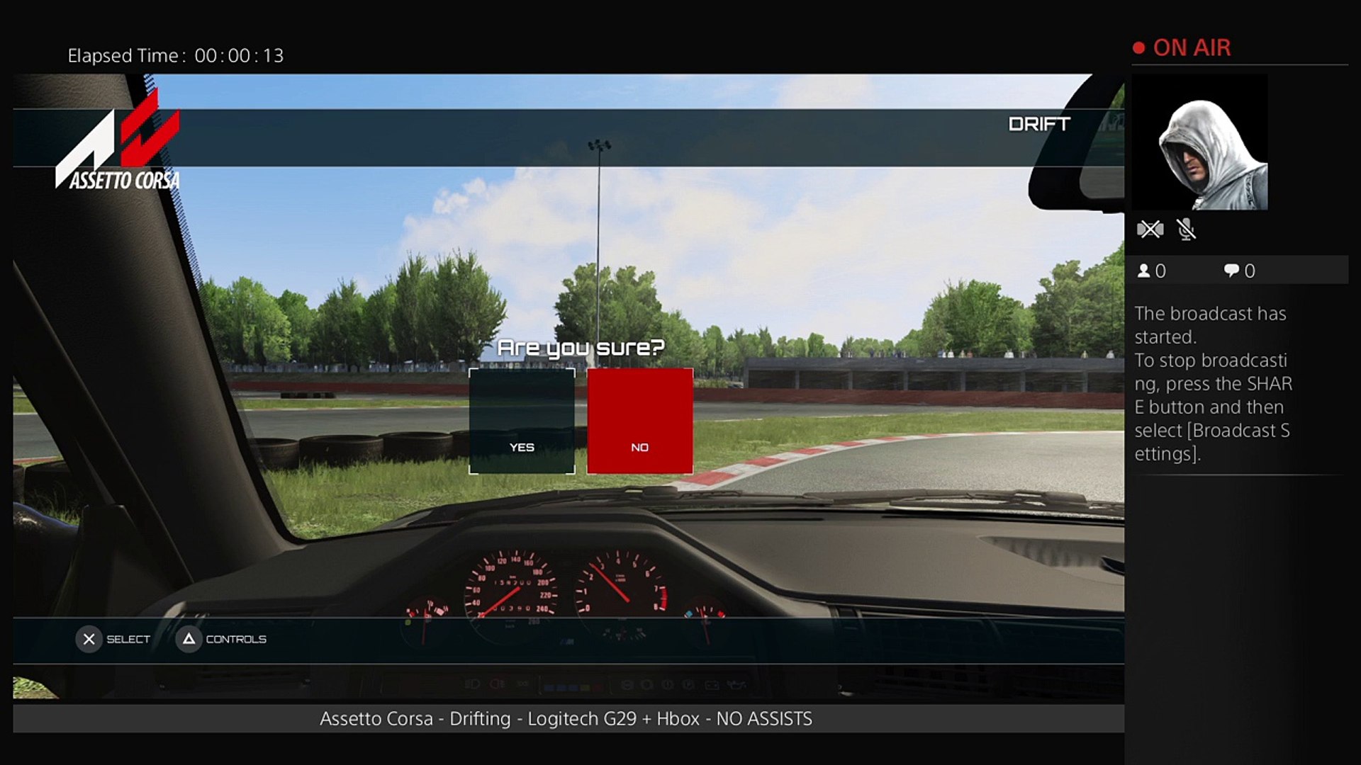 Assetto Corsa Live Drifting Ps4 Broadcast G29 Rig 5 Video Dailymotion