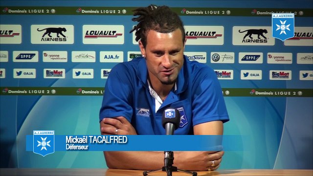 Mickaël Tacalfred après AJA - ESTAC