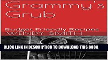 Collection Book Grammy s Grub: Budget Friendly Recipes