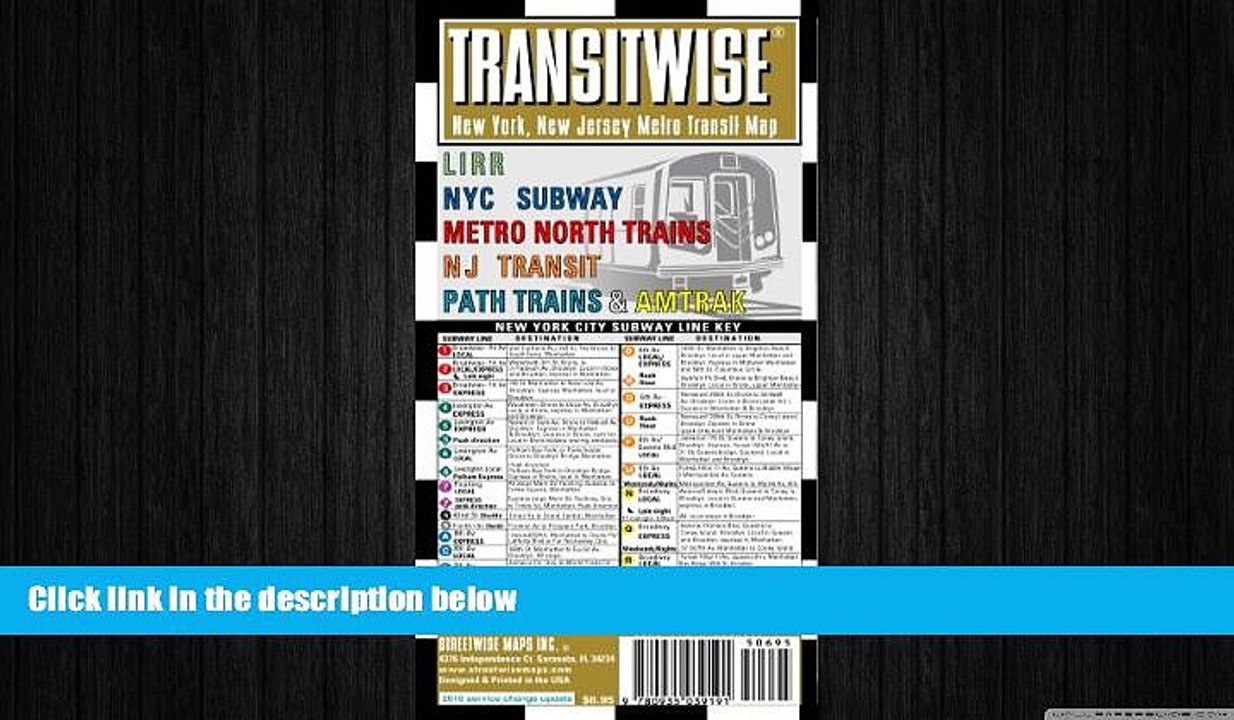 EBOOK ONLINE  Streetwise Transitwise Map - Laminated New York Metropolitan Commuter Rail Map -