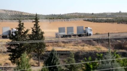 Karkamış'ta Suriye Sınırında Güvenlik Duvarı Çalışmaları Yeniden Başladı