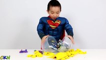 Giant Ooshies Play-Doh Surprise Egg Blind Bags Opening Ninja Turtles DC Comics Marvel Fun Ckn Toys