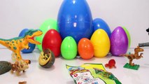 Jurassic World DINOSAUR SURPRISE EGGS: Lego Figures, Dinosaurs, Eggs   More Toys