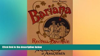 behold  Bariana: Recueil Pratique de toutes Boissons AmÃ©ricaines et Anglaises (French Edition)