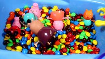 Play Doh Peppa Pig Paw Patrol Surprise Eggs Giant Pool M&Ms Chocolate Egg Toys Play Dough Episodes