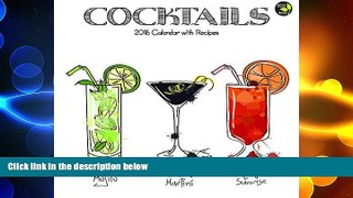 different   2016 Cocktails Wall Calendar