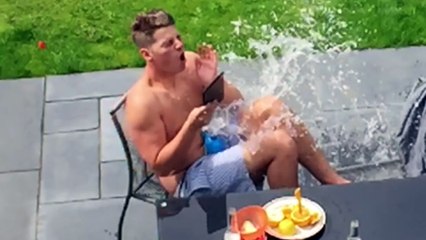 Ben Phillips |  ULTIMATE WATER BOMB - PRANK - ouch!