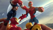 Juguetes Hombre Araña en español , Dibujos Animados Para Niños Spiderman Transformers Avengers Ep 2
