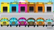 Learn Colors with Ten Little Color Buses - Colours for Kids to Learn - Learning Videos