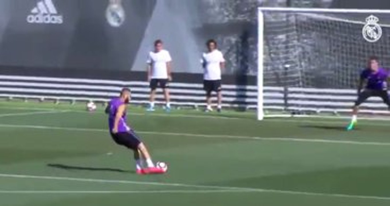 Karim Benzema'nın, Antrenmanda Performansı Göz Dolduruyor