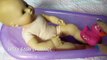 American Girl Bitty Baby Doll Bellas Bedtime Routine with Bitty High Chair and You & Me Bathtub!