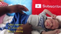 Silicone Baby MORNING ROUTINE! Reborn Baby Doll Change Diaper Feed Bottle Change Clothes Newborn!