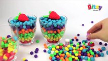 Play doh surprise rainbow Dippin Dots Ice Cream Sundaes full of Shopkins by DTSE The Ditzy Channel