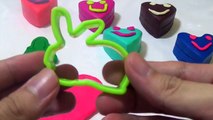 Play doh Ice cream toys! - Create cream rainbow Playdoh along Peppa pig videos Qstudio