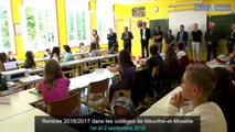 [A CHAUD] - Rentrée 2016/2017 dans les collèges de Meurthe-et-Moselle