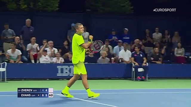 ABD Açık: Alexander Zverev - Daniel Evans (Özet)