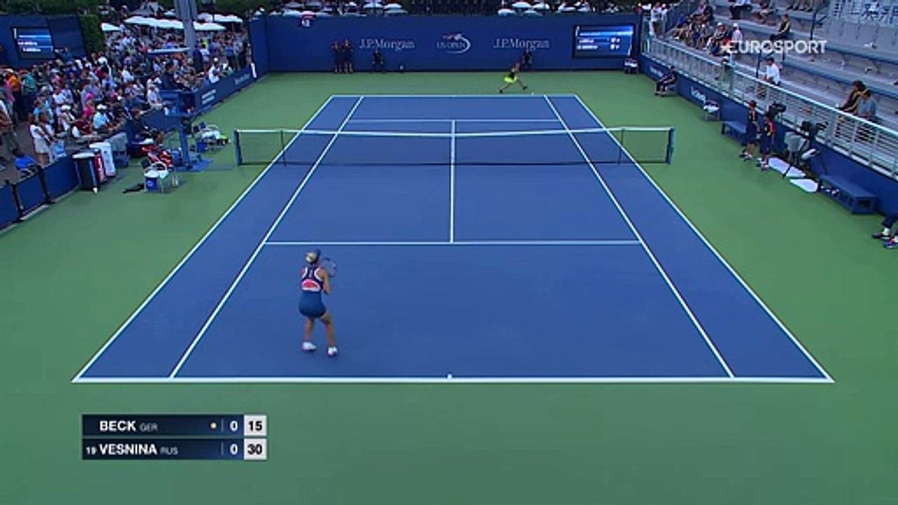 ABD Açık: Annika Beck - Elena Vesnina (Özet)