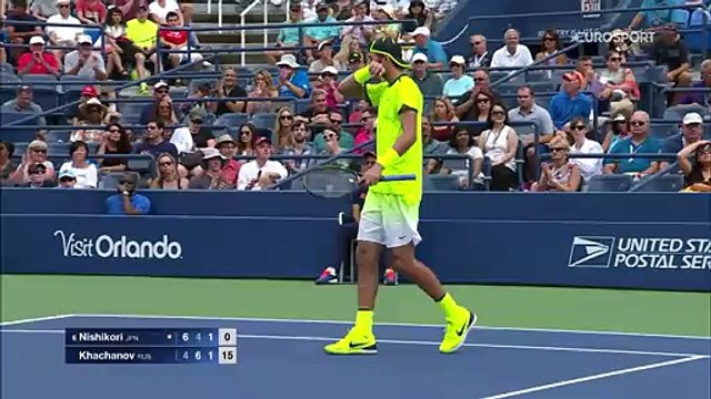 ABD Açık: Kei Nishikori - Karen Khachanov (Özet)