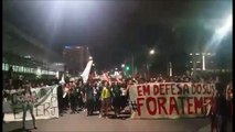 Protesto contra Temer em Vitória
