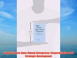 [PDF] Large Chinese State-Owned Enterprises: Corporatization and Strategic Development Full