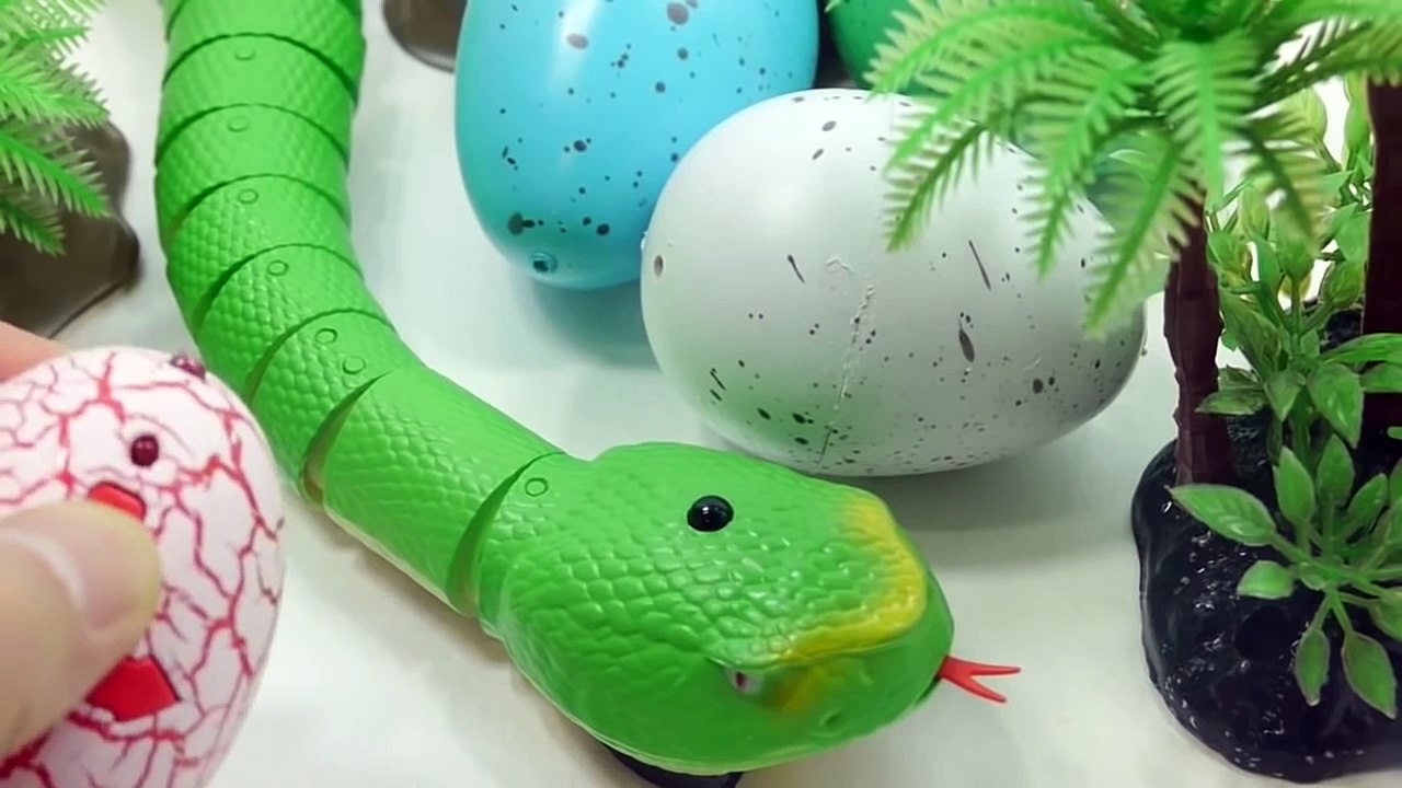 DIY How to Make Colors Robotic Remocon Snake Jungle Learn Colors Slime Big Orbeez Iceream