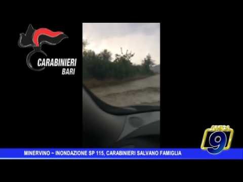 Minervino Murge | Carabinieri salvano famiglia da inondazione