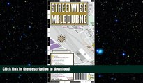 FAVORIT BOOK Streetwise Melbourne Map - Laminated City Center Street Map of Melbourne, Australia -