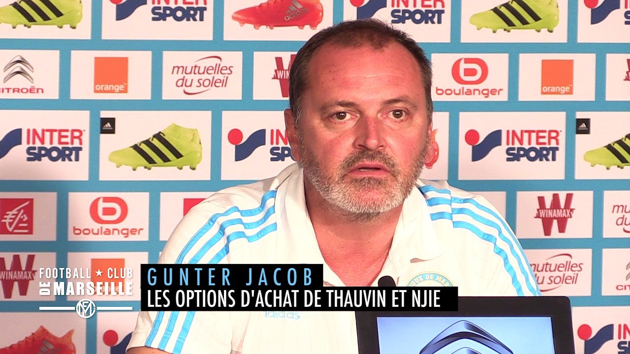Mercato OM: Les options d'achats de Thauvin et Njie