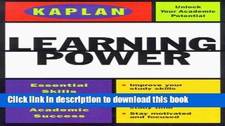 Read KAPLAN LEARNING POWER (Power Series)  Ebook Free