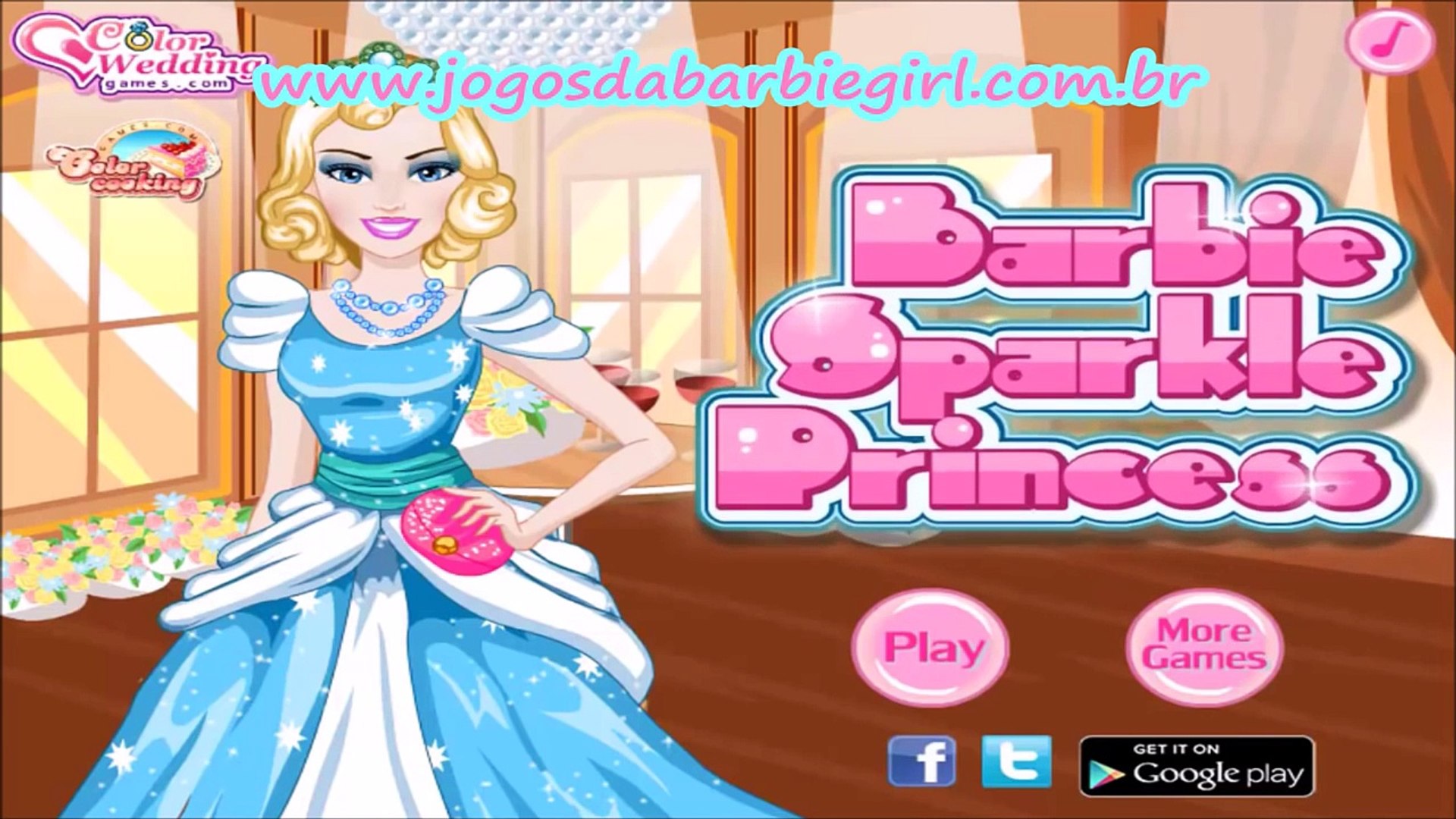 Jogar Jogos da Barbie de vestir e maquiar a Princesa Barbie girl