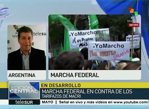 Gob. argentino ignora clamor del pueblo que rechaza ajustes