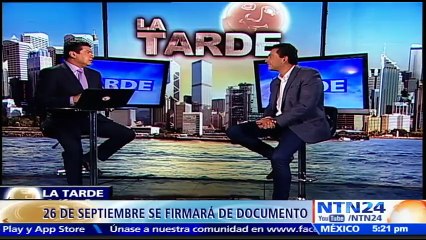 Presidente Santos anuncia que firma de la paz con las FARC será el 26 de septiembre en Cartagena