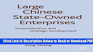 [Get] Large Chinese State-Owned Enterprises: Corporatization and Strategic Development Free Online