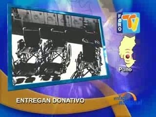 ENTREGAN DONATIVO - PUNO