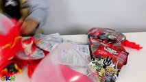 Play-Doh Surprise Egg Power Rangers Megaforce Super Samurai Blind Bags Toys Unboxing Ckn Toys