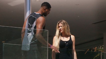 Khloe Kardashian Cuddles with Mystery Man in Bev Hills