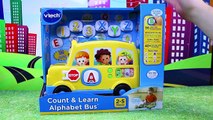 BABY Toys! VTech Count & Learn Alphabet Bus Learning Spelling Phonics Numbers Colors Counting