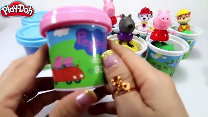 Download Video: Play Doh Learn Colors Paw Patrol Peppa Pig 8 Surprise Eggs Unboxing Toys Inside 2016 YouTube