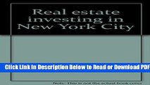 [Get] Real estate investing in New York City: A handbook for the small investor Free Online