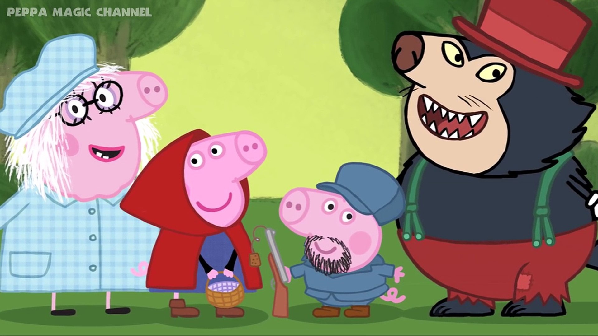 LA CAPERUCITA ROJA y el Lobo Feroz Se Disfraza PEPPA PIG | Cuentos  Infantiles en Español - Dailymotion Video