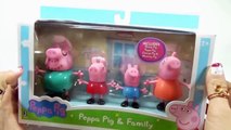 Peppa pig en español funny toys!! - Play doh frozen dress up Elsa and Anna disney princess