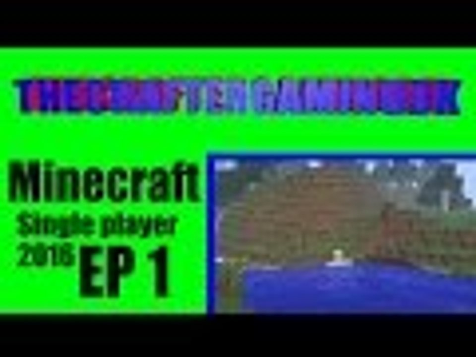 DANISH | MInecraft | Single player 2015-2016 | Ep 01 | Altid start problemer [HD-60FPS]