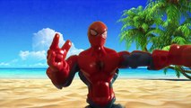Juguetes Hombre Araña en español , Dibujos Animados Para Niños Spiderman vs dinosaurios Video Ep 4