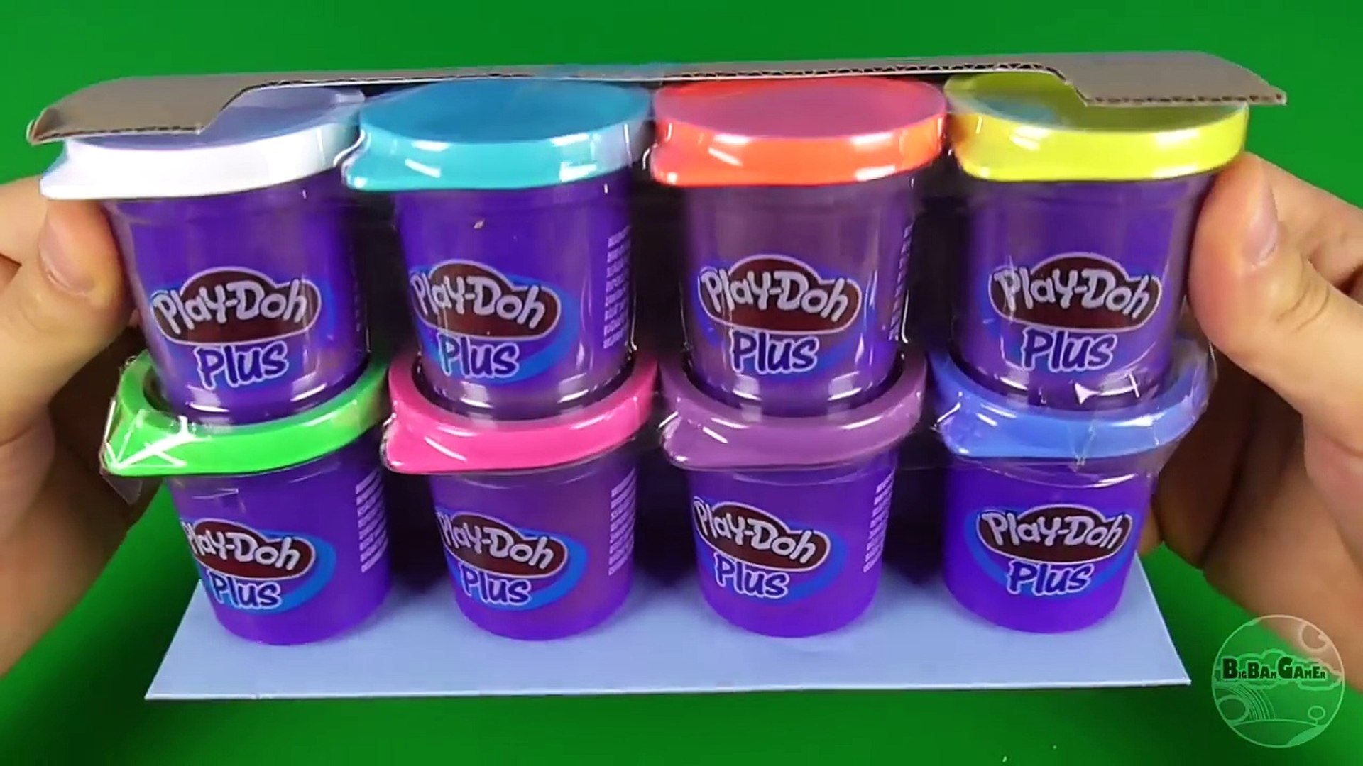 learn colors with 8 color play doh