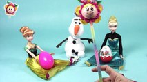 SORPRESAS FROZEN: Elsa, Anna y Olaf abren 3 Huevos Kinder Sorpresa I Juguetes muñecas Frozen español